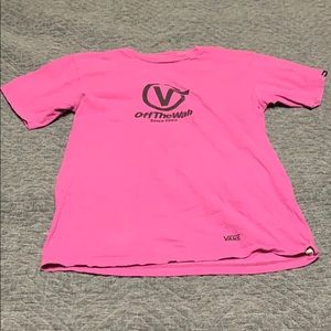 Pink vans shirt